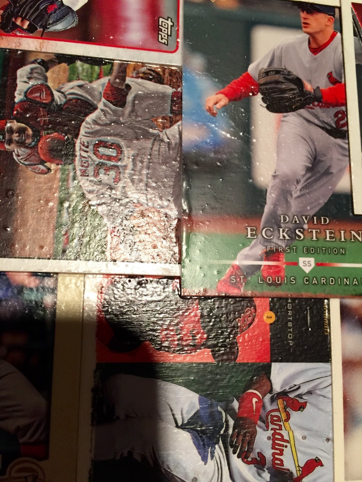 Autographs Anonymous DIY Decoupaged Baseball Card Table