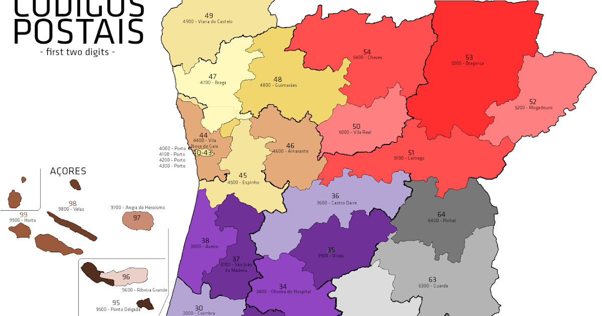 A vida de um Informático Mapa de Portugal com os dois primeiros