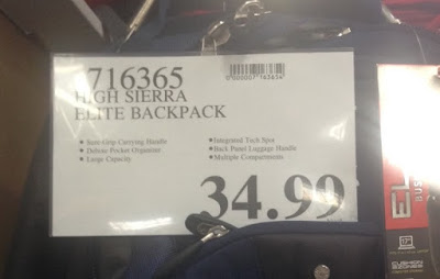 Deal for the High Sierra Elite Business Pack at Costco