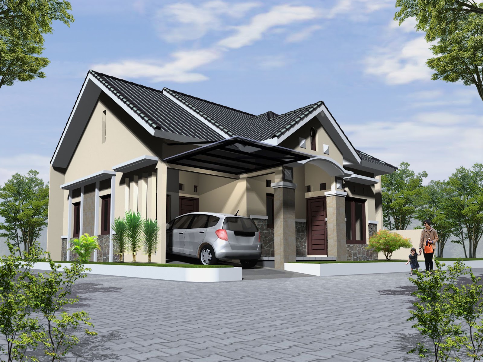 home design interior singapore: Rumah 2 Lantai Di Lahan ...