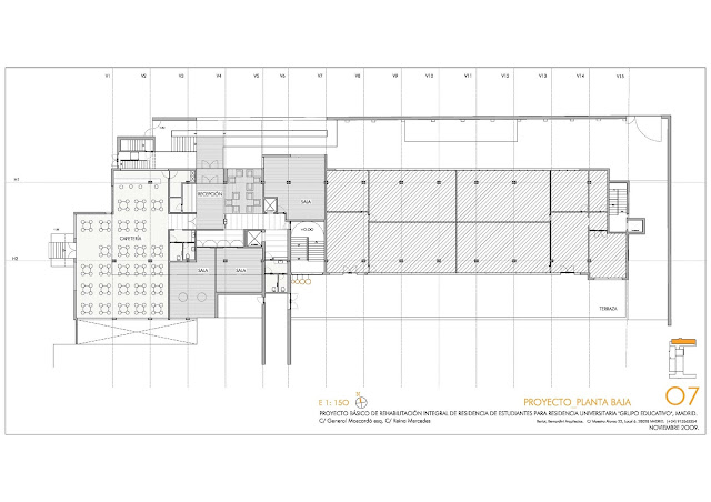 RESIDENCIA UNIVERSITARIA MADRID, REHABILITACIÓN DE EDIFICIO MADRID MASTERHOME, PROYECTO RESIDENCIA ESTUDIANTES, HABITACIÓN TIPO HOTEL