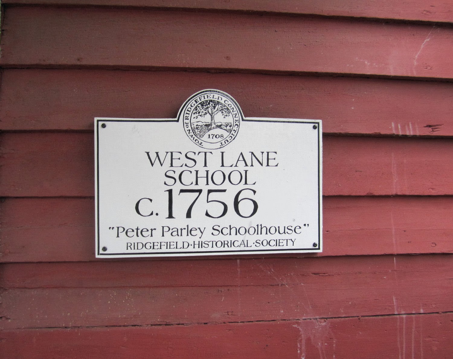 The Size of Connecticut Peter Parley Schoolhouse
