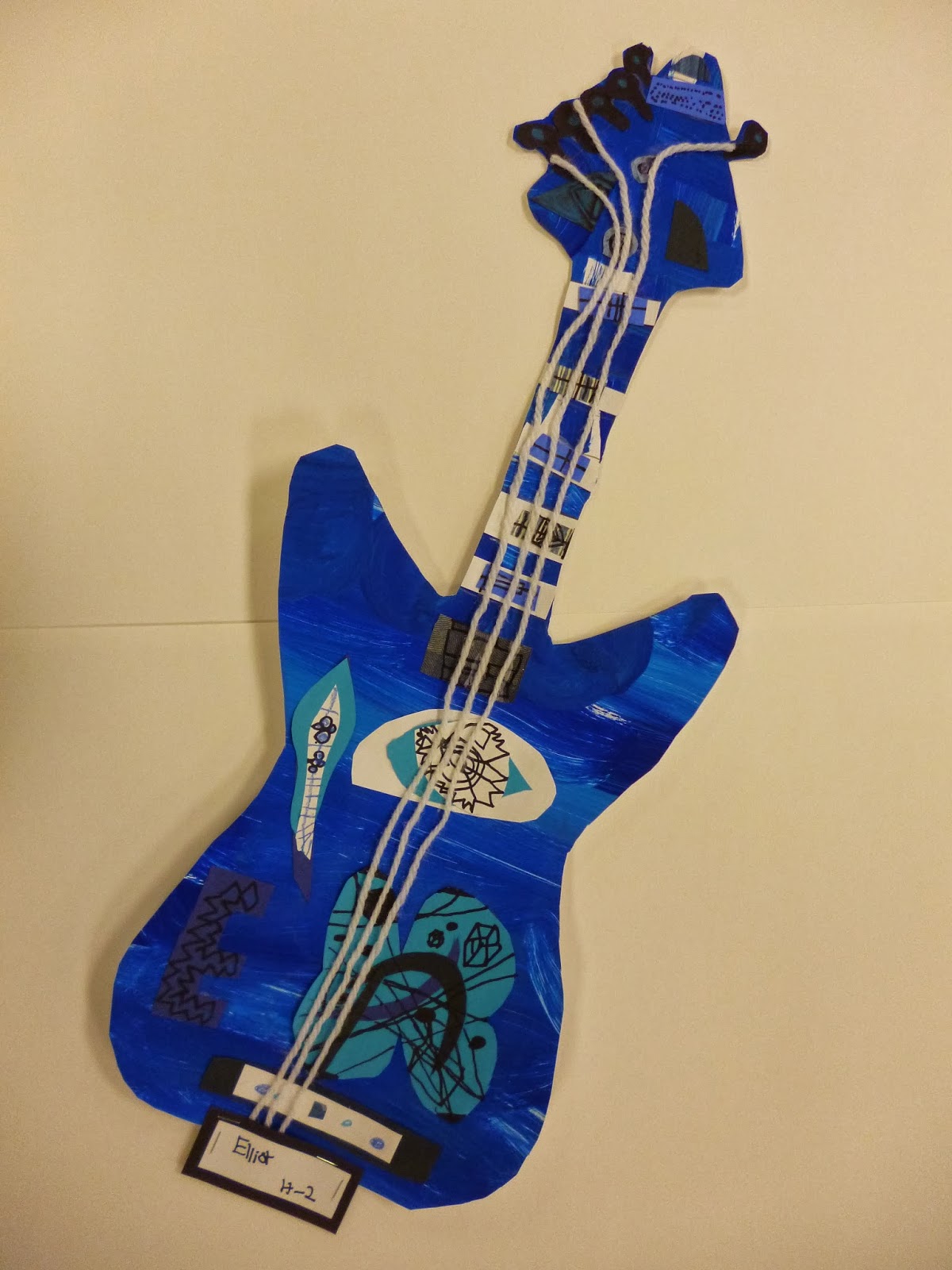 Year Two Picasso Blue Period Guitars