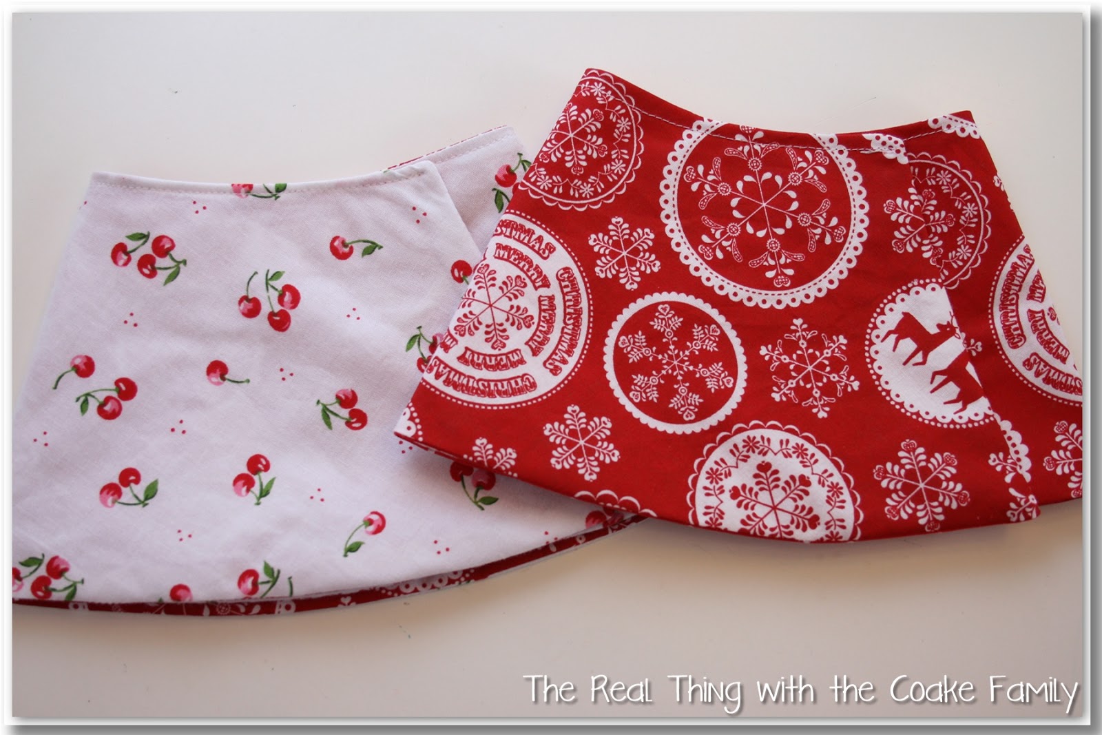 Free Doll Clothes Pattern to make a cute holiday reversible wrap skirt