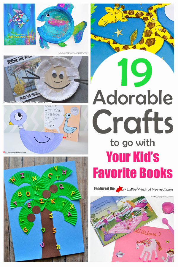 19 Adorable Crafts To Go With Your Kids Favorite Books
