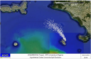 ARGOMARINE simulazione Costa Concordia