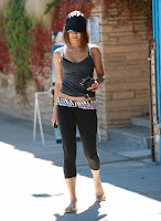 Vanessa Hudgens black leggings