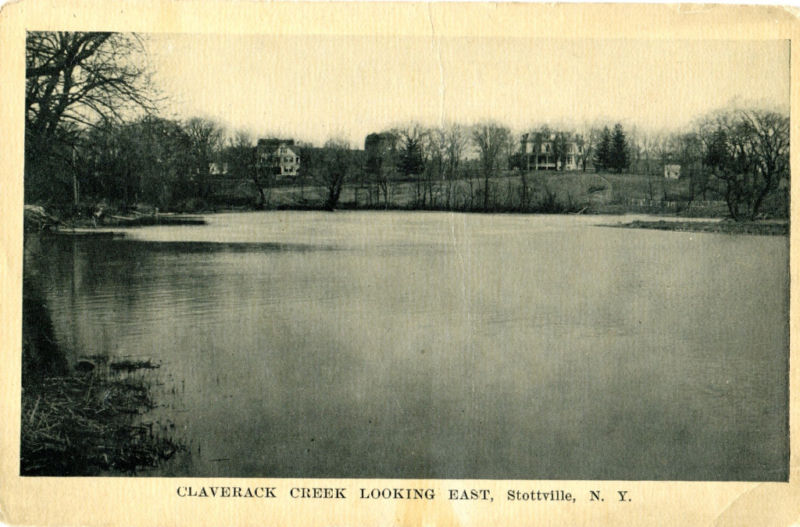 Old Pictures of Columbia County NY Claverack Creek, Looking East