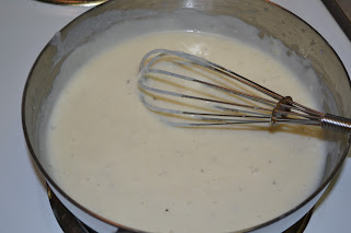 whisk sauce whisk until melted |Cordier Crawfish Mac Recipe
