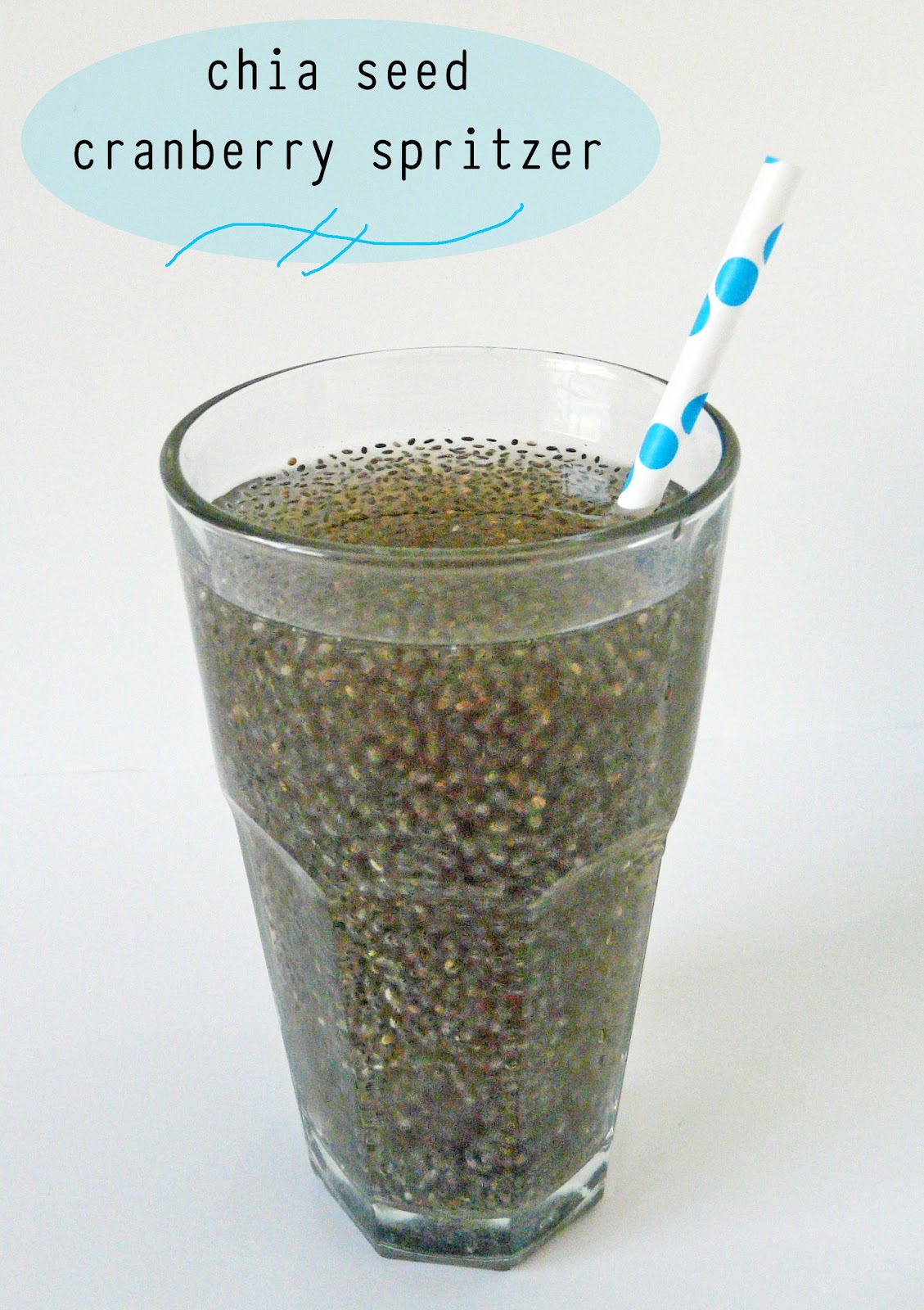 [Read This / Drink That] Born to Run & Chia Seed Cranberry Spritzer