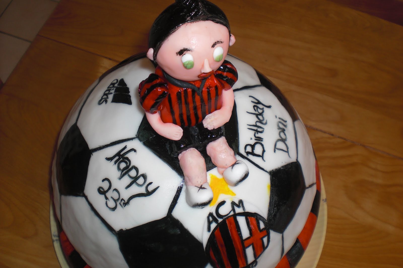 Effortlessly Creative AC Milan Birthday Cake