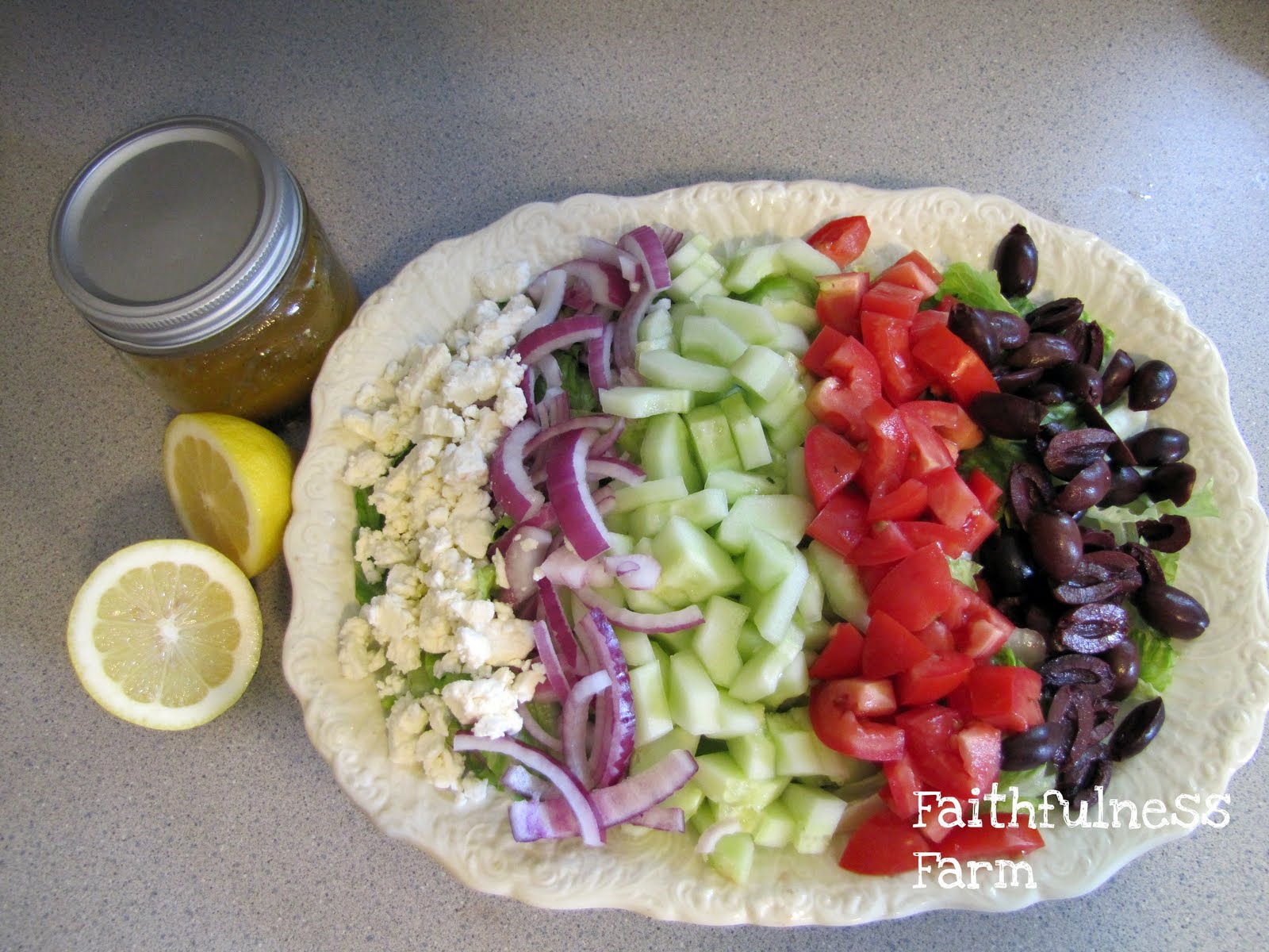 The Herb Garden OREGANO & Greek Salad Faithfulness Farm