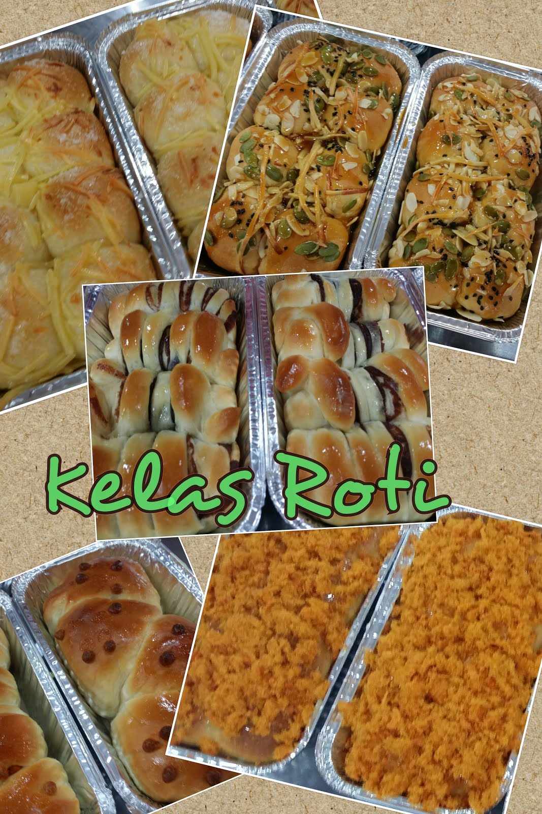 Kelas DIY Roti RM250.