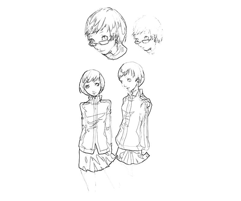 Printable Chie Satonaka Skecth Coloring Pages printable-chie-satonaka-skecth-coloring-pages