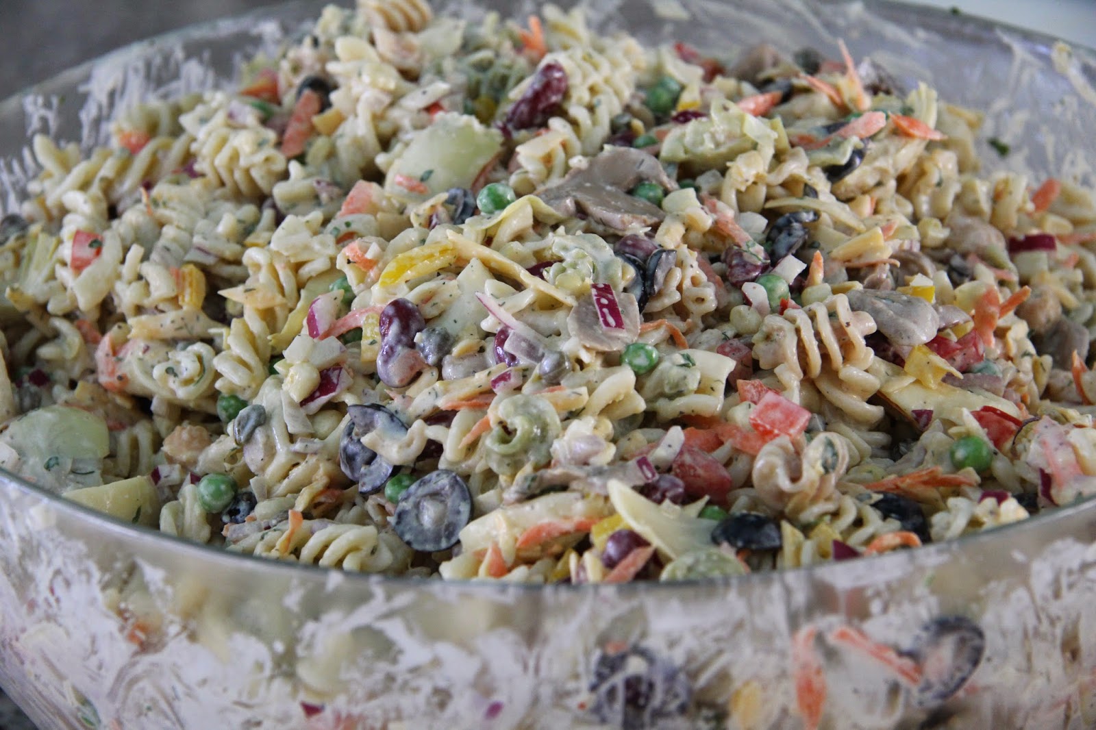 Salvation Sisters RetroStyle Michelle's Big Bowl Pasta Salad and A