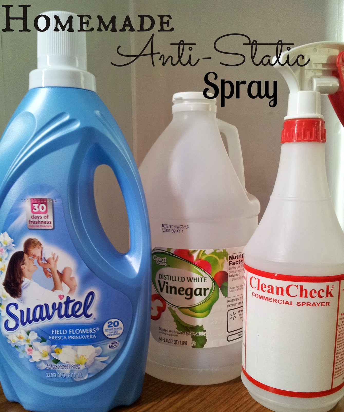 Smith and Blessings Messy Monday Homemade AntiStatic Spray