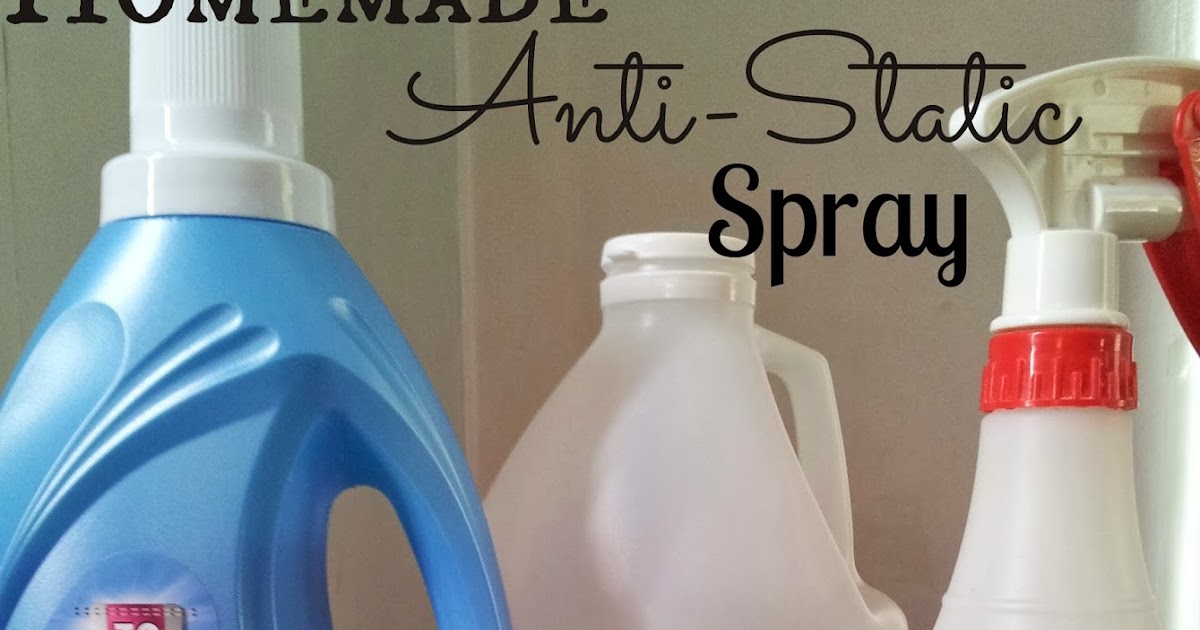 Smith and Blessings Messy Monday Homemade AntiStatic Spray