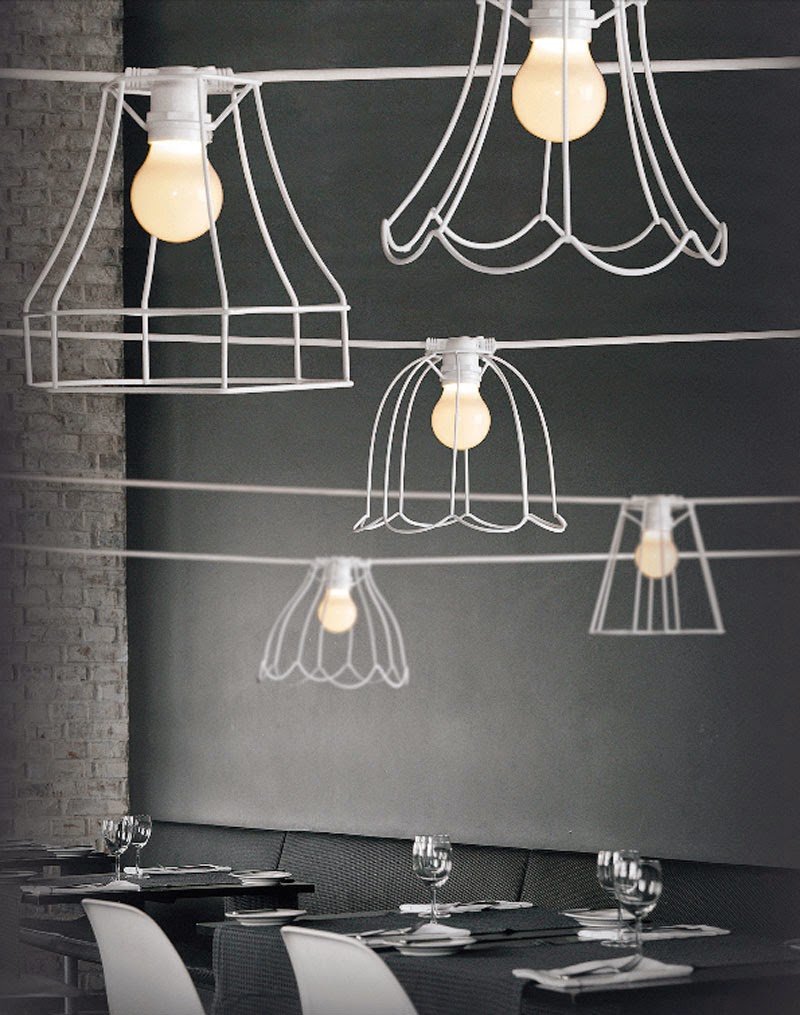 bombillas de verbena impermeables y LED