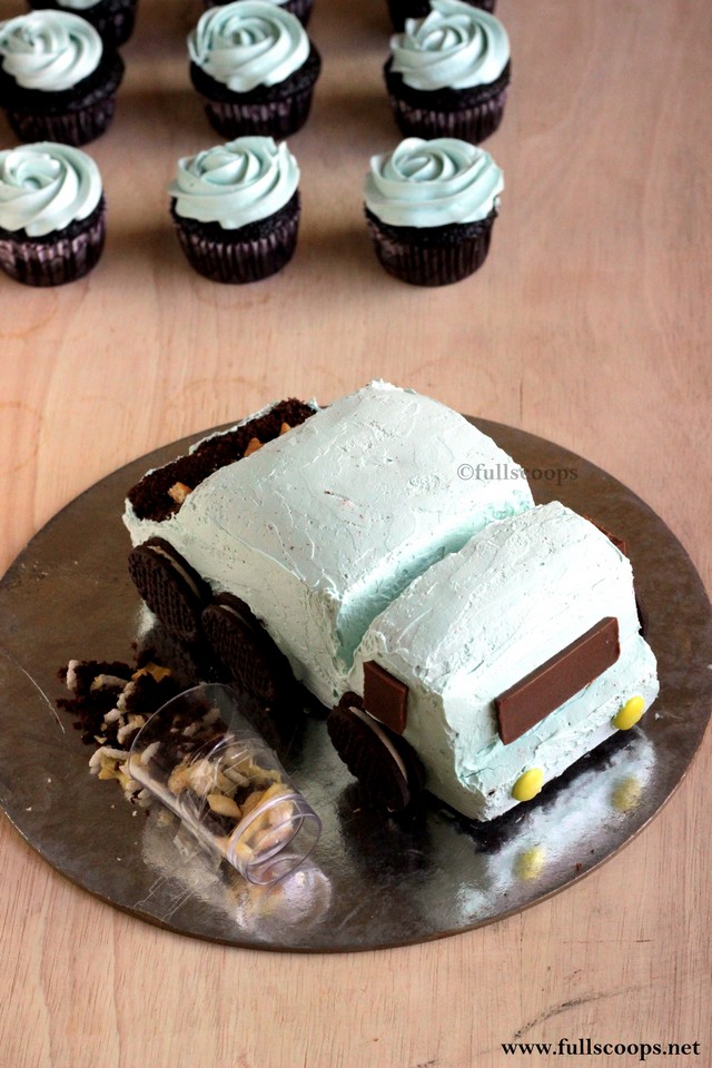 How to make a Garbage Truck Cake Full Scoops A food blog with easy