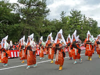 側踊りの方たち。 側踊りの方たち。