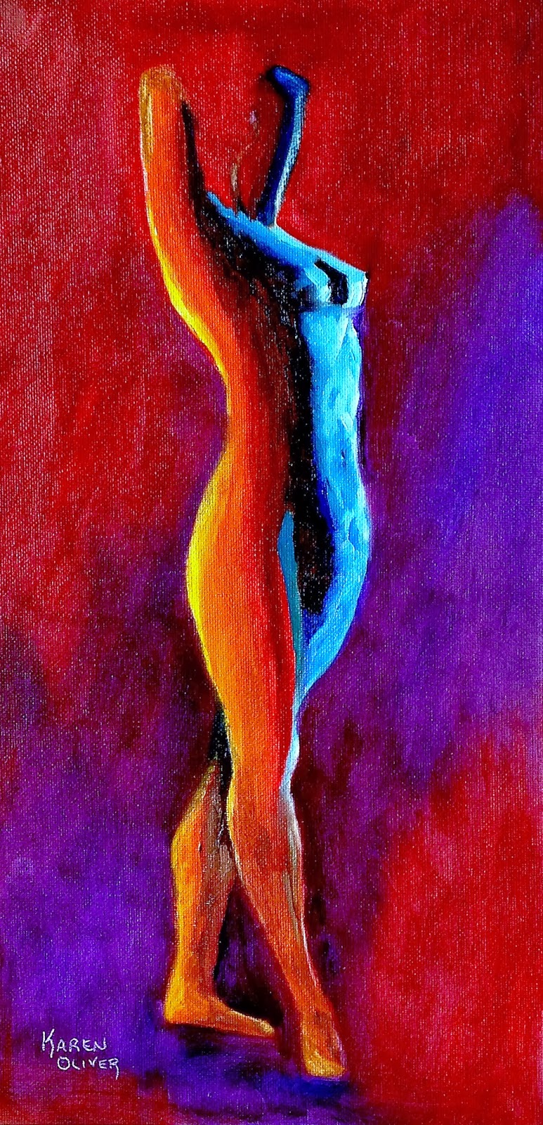 Karen Oliver S Painting Blog Warm Cool Figure