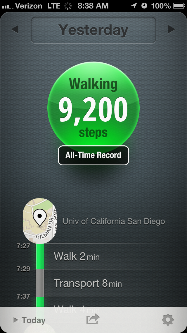 RNIT Moves For iPhone is the Best App to Track Your Daily Walking