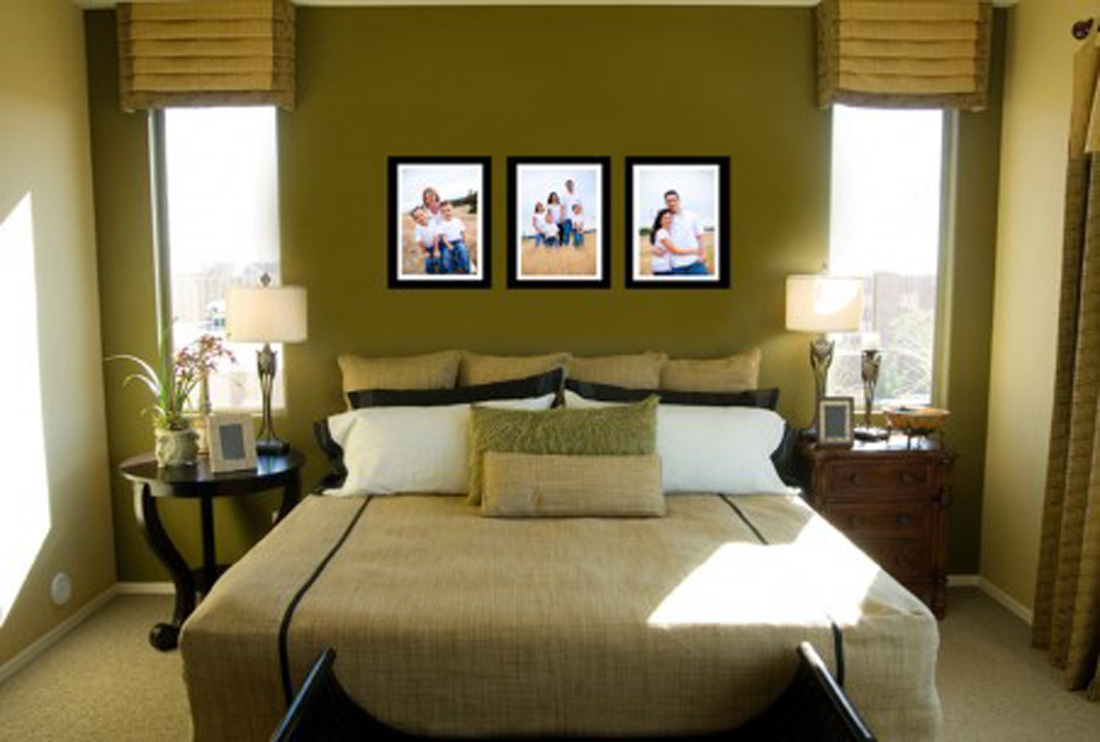 Home Interior Designs: Small Master Bedroom Decorating Ideas
