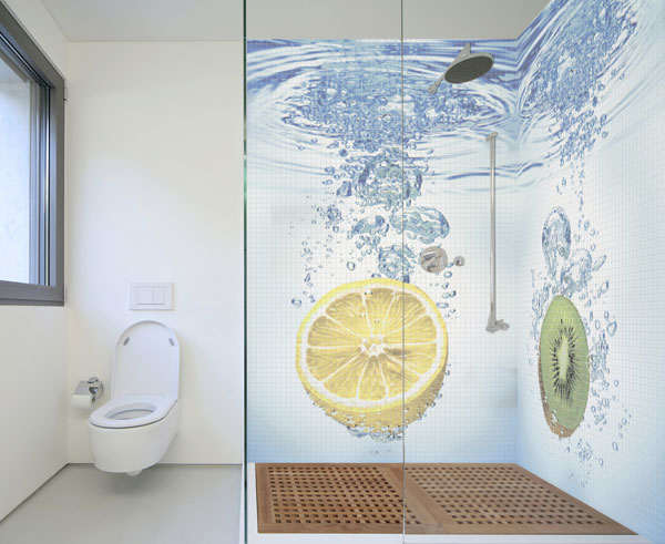 New Exclusive Home Design: Creative Wall Bathroom Decoration