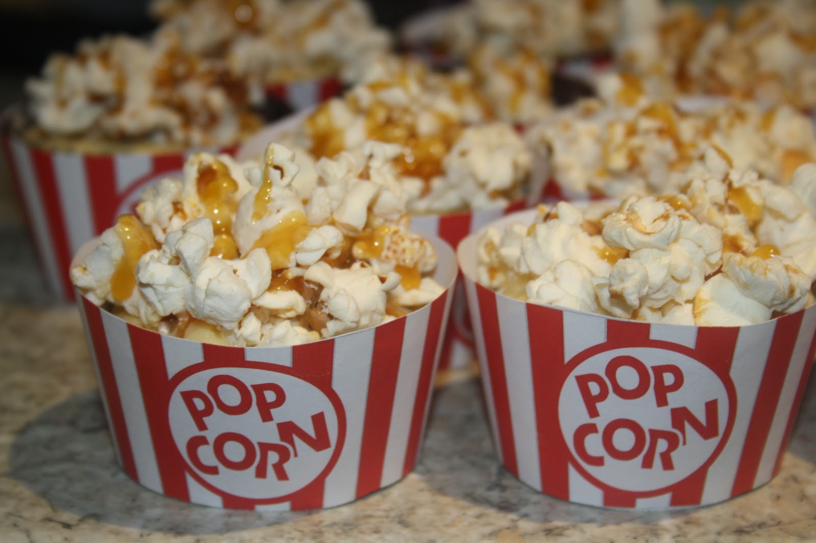 Caroline Makes.... Toffee Popcorn Cupcakes