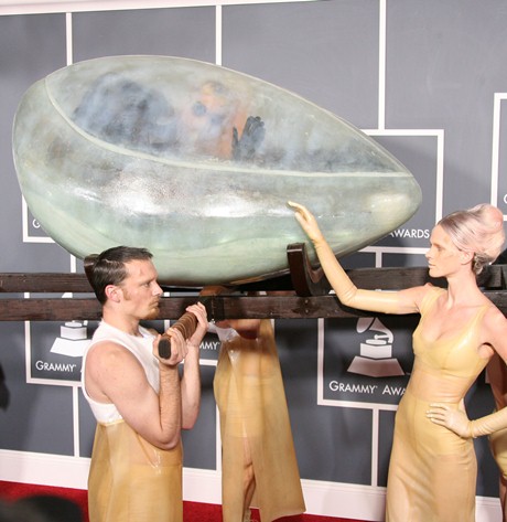 Lady Gaga Grammy Egg Pictures. Did Lady Gaga fib about the