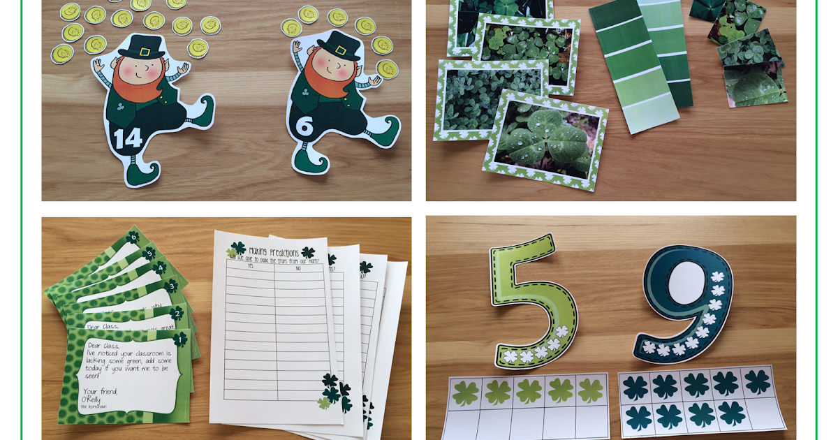 Preschool Ponderings: Preschool Printables for St. Patrick's Day