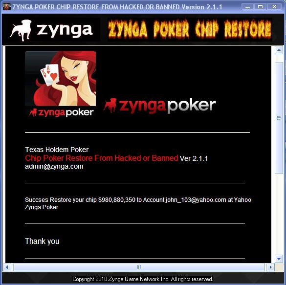 Zynga poker send chips limit