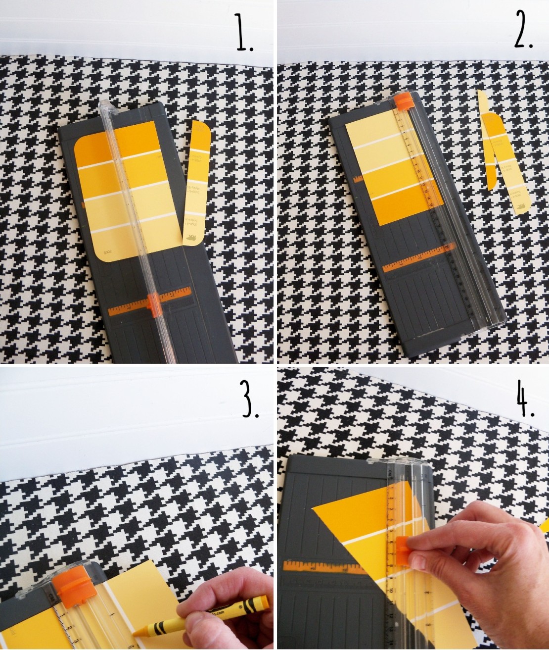 {Candy Corn} Paint Chip Banner My Sister's Suitcase Packed with Creativity