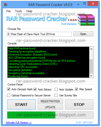 Rar Password Cracker