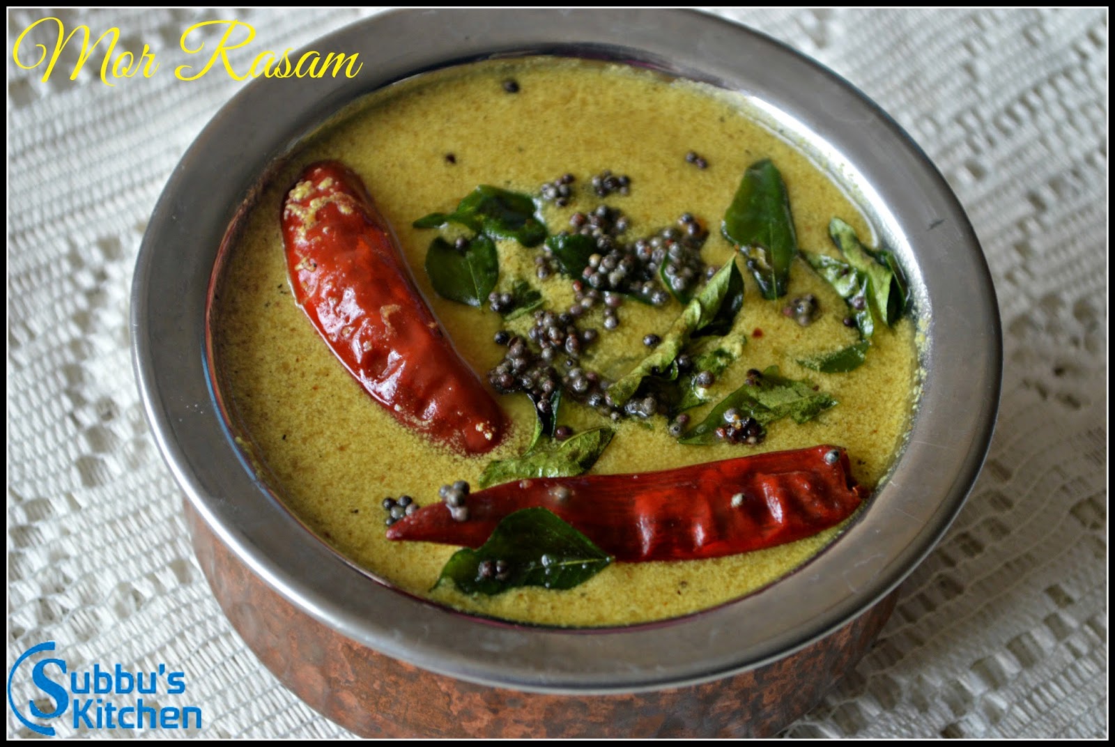 Mor Rasam | Buttermilk Rasam Mor Rasam | Buttermilk Rasam