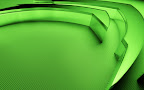 Brand New nVidia 3D Green Logo Kepler GPU Kal-El HD Wallpaper