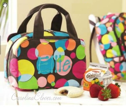 Monogrammed Lunch Totes