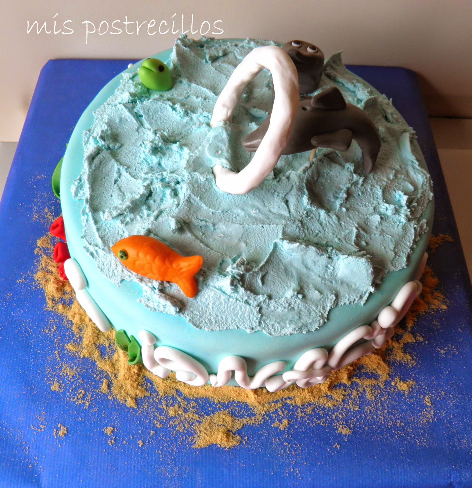 Tarta Delfines Para Ignacio
