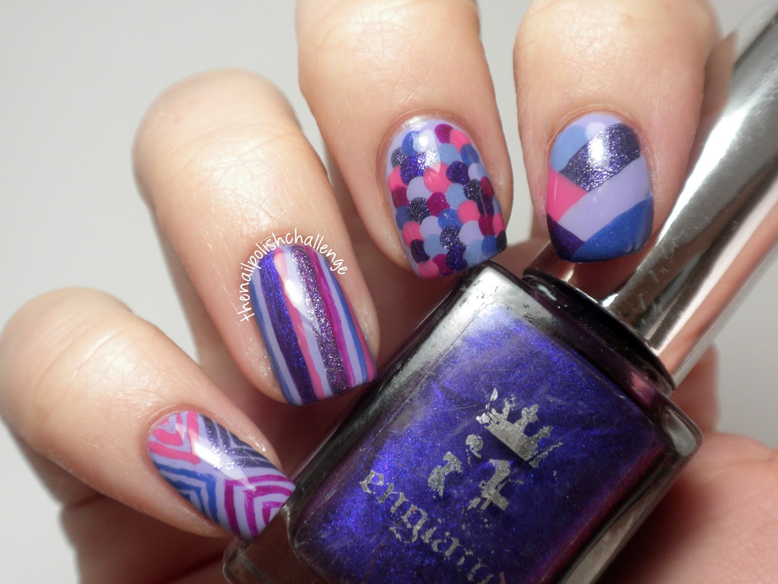 Kelli Marissa: Mix n Match Purple Patterned Nails!