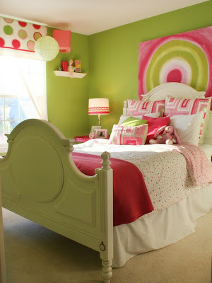 dormitorio colorido chica habitación colorida chica
