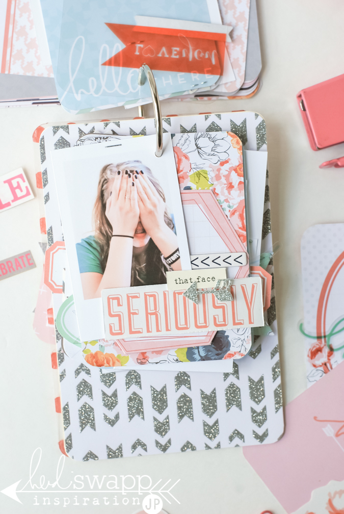 Project Life Tag Album | Heidi Swapp and Project Life team up with September Skies journal cards to create a tag birthday album. @jamiepate for @heidiswapp
