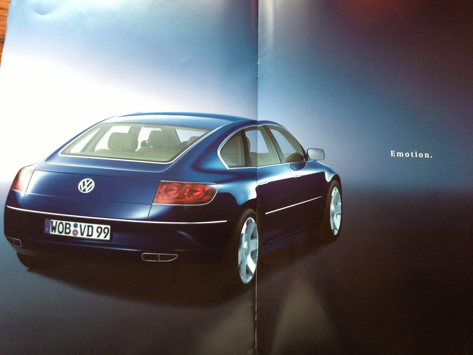 Tamerlane S Thoughts Vw Concept D The Phaeton Prototype