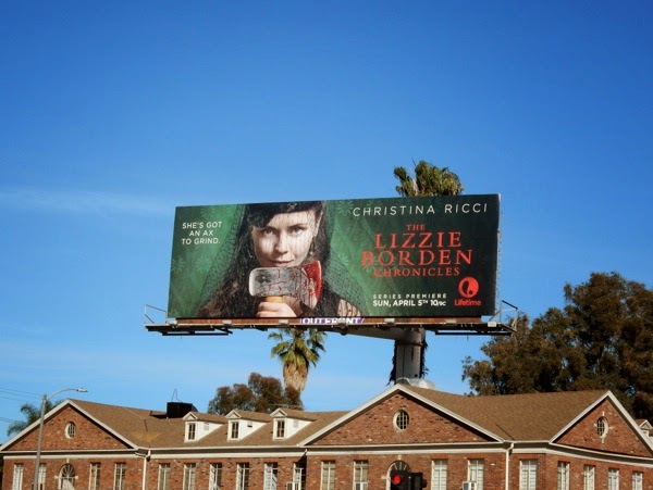 The Lizzie Borden Chronicles Lifetime billboard Lizzie Borden Lifetime billboard
