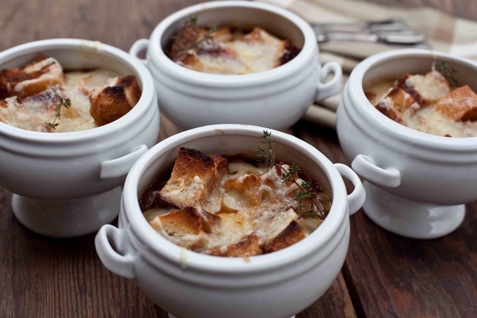 FOODjimoto Onion Soup with Mushrooms
