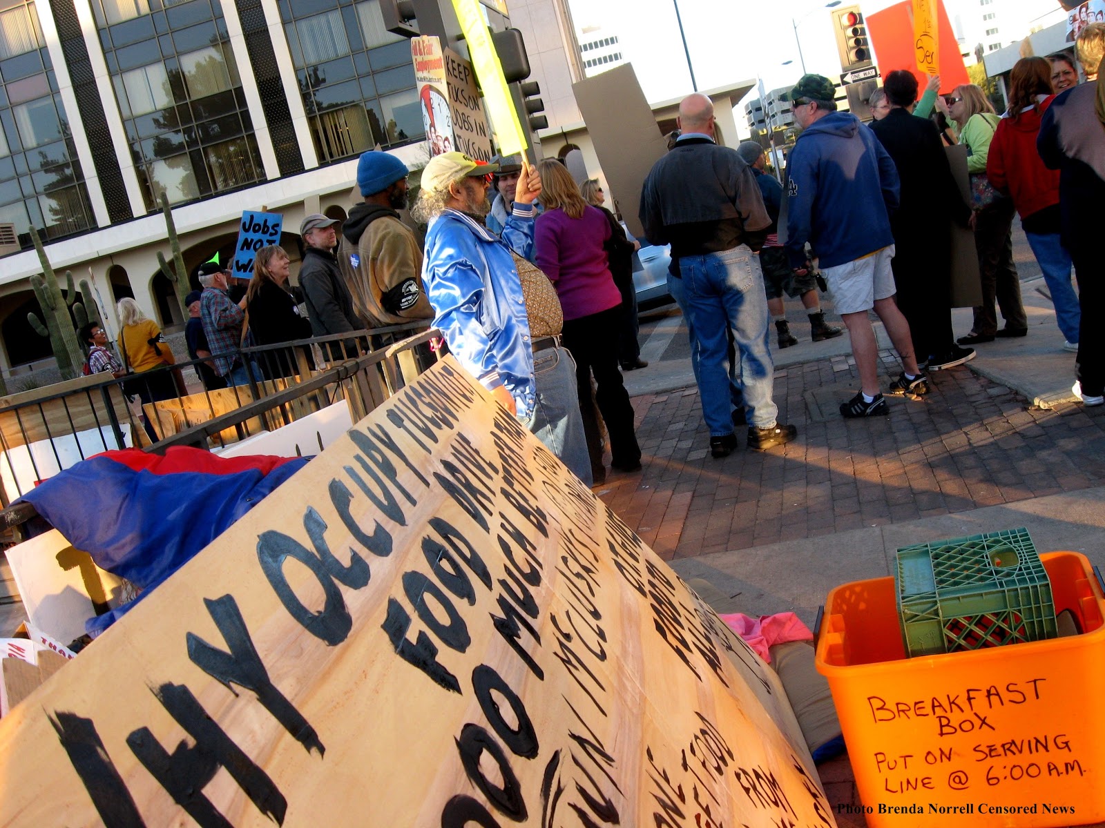 CENSORED NEWS Photos Tucson Postal Workers March to Save Their Jobs