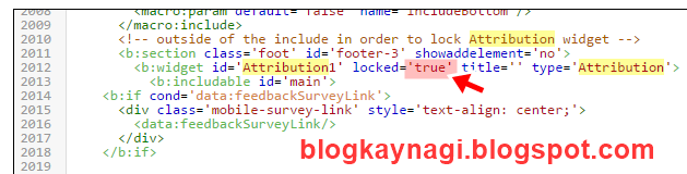 powered by blogger kaldırmak