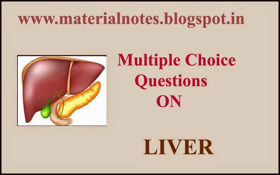 Liver Multiple Choice Questions Staff Nurses in