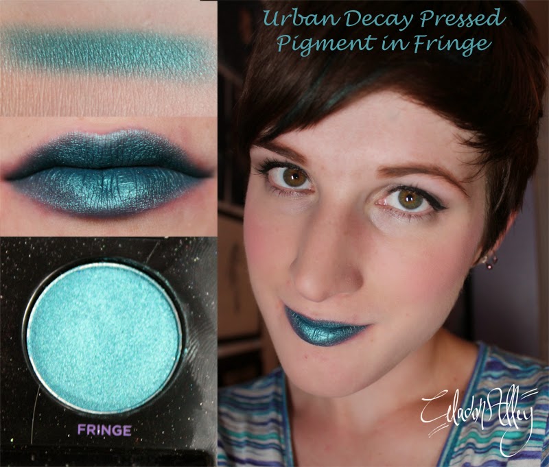 Celadon Alley Urban Decay Pressed Pigment in Fringe from the Electric