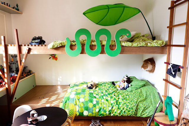 إبداعية الأطفال green-kids-room-desi