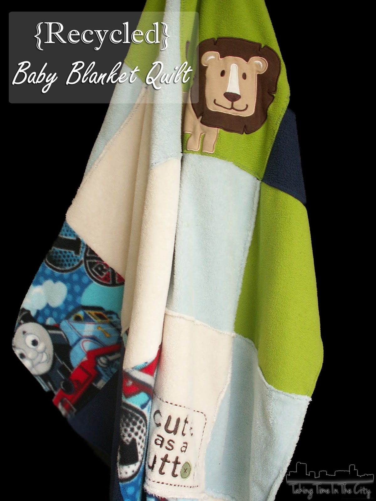 {Recycled} Baby Blanket Quilt Our Boy Life